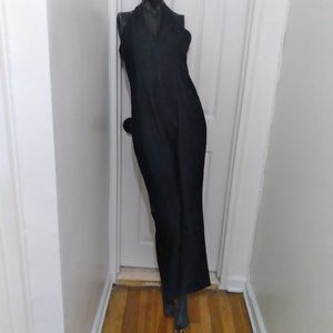 FUBU DENIM HALTER JUMPSUIT